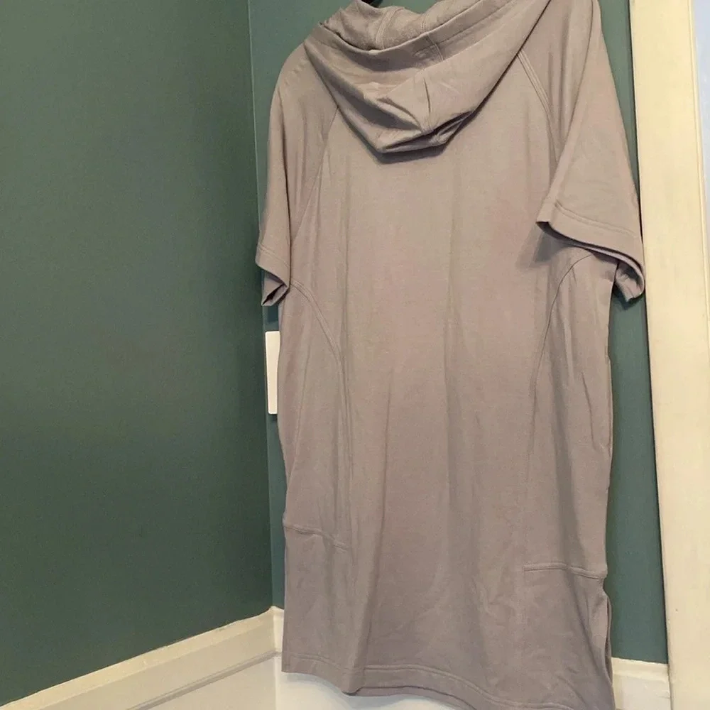 Athleta NWT cabana tunic hoodie - light gray - size small - Picture 5 of 6
